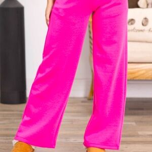 Lounge Hot Pink pants.
